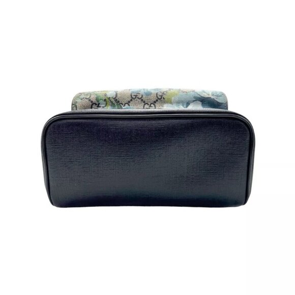 Auth GUCCI GG Blooms Backpack Navy/Beige/Blue main image 7